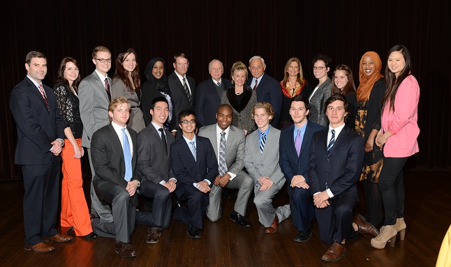 Students Meet Wexner and Pickens