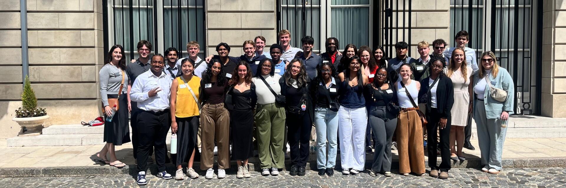 The BLF 2026 cohort outside the U.S. Embassy in Argentina